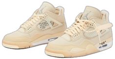 Air Jordan 4 Off White, Jordan 4 Retro Off White, Retro 4 Jordans, Jordan 4 Off White, Jordan Iv, Air Jordan Iv, Off White Fashion, Nike Off White, Retro Nike