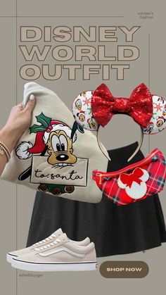 Pluto and Mickey & friends Disney World Christmas outfit for women   Follow my shop @shelbburger on the @shop.LTK app to shop this post and get my exclusive app-only content!  #liketkit #LTKFamily #LTKHoliday #LTKTravel @shop.ltk https://liketk.it/4U4Kq Disney Christmas Outfits Women, Disney World Christmas Outfit, Christmas Outfit For Women, Disney Christmas Outfits, Disney Fits, Disney Bounds, Minnie Mouse Outfits, Disney World Outfits