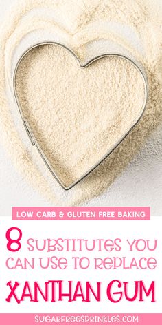 Substitute For Xanthan Gum, Sugar Replacement In Baking, Xanthan Gum Substitute, Baking Replacements, Keto Substitutes, Gum Recipe, Fodmap Desserts, Baking Substitutions, Gluten Free Diet Recipes