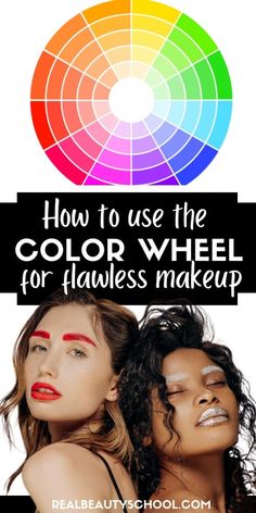 Color Theory for Makeup: A Helpful Guide - Real Beauty School Color Wheel For Skin Tones, Color Wheel For Makeup, Color Wheel Makeup, Pro Makeup Artist, Color Wheels