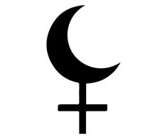 the moon and crescent symbol on a white background