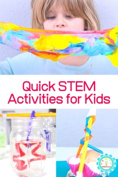 STEM activities (activities with elements of science, technology, engineering, and math) help children see that science and math can have a creative element, too. Try these quick STEM challenges when you don't have tons of time to plan! Low Prep Stem Activities, Easy Stem Activities Elementary, Stem Activities Elementary, November Stem, Easy Stem Activities, Kindergarten Enrichment, Holiday Stem Activities, Thanksgiving Stem Activities, Toddler Science