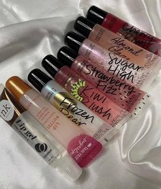 Makeup Collection Goals, Lips Essentials, Best Lip Gloss, Doll Eye Makeup, Flavored Lip Gloss, Lip Gloss Collection, Lip Cosmetics