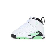 Toddler's Jordan MVP White/Green Glow-Black Size: 5.  Gender: unisex. Baby Boy Jordan 4s, All Jordan Shoes Baby, Air Jordan Sneakers Baby, Toddler Boy Shoes Nike, Nike Air Jordans Baby, Infant Jordan 1, Jordans For Kids Size 4 In Kids, Baby Jordan Shoes Retro, Jordan Shoes Retro Baby