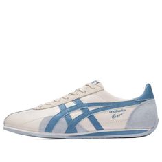 Onitsuka Tiger Runspark Shoes 'Cream Light Blue' 1183B480-250 Tiger Shoes, Shoes Cream, Cream Shoes, Onitsuka Tiger, Shoes Blue, Shoes Collection, Oui Oui, Blue Sneakers, Fashion Performance