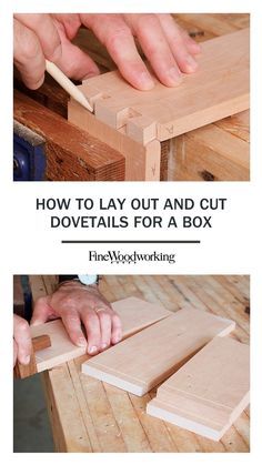 Timber Joints, Fine Woodworking Project, Outdoor Planter Boxes, Woodworking Classes, Woodworking Joints, Woodworking Magazine, Outdoor Planter, Dove Tail Joints