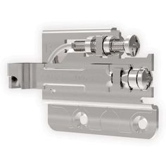 an image of a metal latch with two screws on the front and one in the back