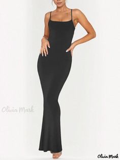 Olivia Mark - Sleeveless Bodycon Mermaid Dress with a Tight-Fitting Design Bodycon Mermaid Dress, Mermaid Midi Dress, Dress With Pleats, Chiffon Overlay, Dress Cake, Short Sleeve Maxi Dresses, Lightweight Dress, Crewneck Dress, Floral Print Shorts