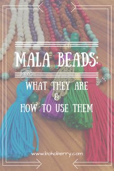 Mala Beads: What They Are & How To Use Them @ bohoberry.com Yoga Meditation Room, Boho Berry, Usui Reiki, Yoga Nature, Easy Meditation, Qi Gong, Yoga Photography, Daily Meditation