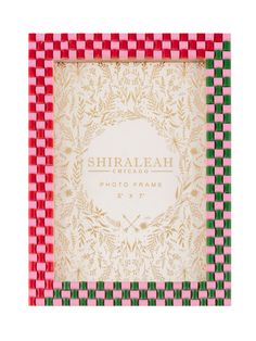 Shiraleah Viva 5 X 7 Check Picture Frame, Multi Spa Wraps, Chicago Photos, Accessories Display, Checkerboard Pattern, Framed Gifts, Frame Decor, Diy Home Crafts, Window Display, Table Top Decor