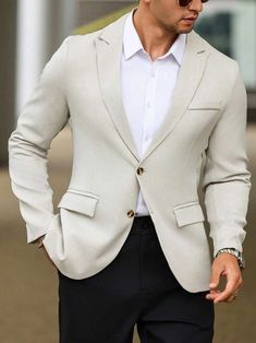 Mens Smart Casual Outfits, Men Blazer, Smart Casual Men, Smart Casual Outfit