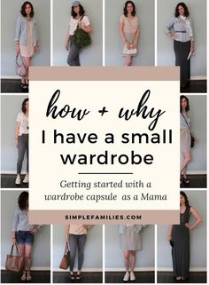 How To Make A Capsule Wardrobe, Declutter Wardrobe, Minimalist Wardrobe Capsule, Minimalist Closet, Minimal Wardrobe, Wardrobe Capsule, Multiple Outfits