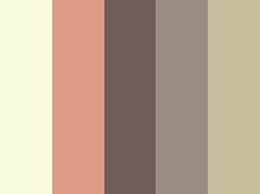 the color palette is brown, beige and white with some light pinks on it