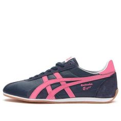 Onitsuka Tiger Runspark Blue/Pink 1183B480-400 (SNKR) Onitsuka Tiger, Funky Shoes, Pink Sneakers, Fall Winter Wardrobe, Shoe Inspo, Workout Accessories, Winter Wardrobe, Shoe Game, Things To Buy