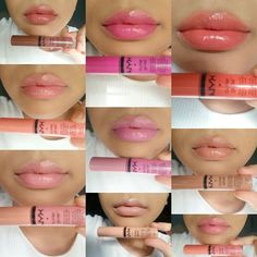 Hi everyone, I have a review on the NYX Butter Glosses today and although I am a few years late, I still thought it would be a fun post to do. Hope you enjoy! Look: The glosses come in a cute small… Nyx Butter Gloss Swatches, Butter Gloss Swatches, Makeup Bibir, Nyx Lip Cream, Nyx Butter Lipstick, Nyx Lip Gloss, Crockpot Taco, Taco Chicken