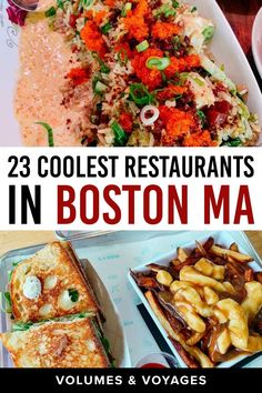 the best restaurants in boston ma, including coleslist and oysters with text overlay