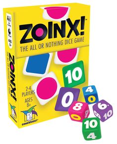 Zoinx Dice Game - The Country Christmas Loft Family Games Christmas, Board Games Ideas, Games Storage, Games Background, Sequence Game, Games Edit, Gym Games For Kids, Press Your Luck, Games To Play With Friends