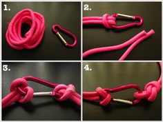 how to make a knot for an umbrella