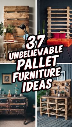 wooden pallet furniture ideas that are easy to make