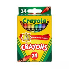 crayons 24 colors in display box