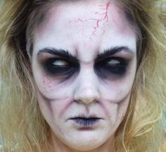 Undead Makeup Halloween, Ghostly Makeup, Undead Makeup, Haunted House Makeup, Makeup Zombie, Makeup Jobs