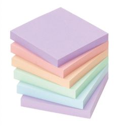 pastel colored foam sheets stacked on top of each other in different shapes and sizes