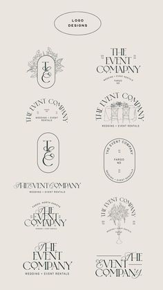 Event Logo Design Event Logo Design, Wedding Business Logo, Logo Design Wedding, Planner Logo Design, Event Planning Website, Wedding Planner Logo, Event Planner Logo, Planner Brands, Event Planning Logo