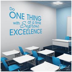 Supreme Excellence Corporate Training Room, Classroom Interior, Office Wall Design, Training Room, School Interior, Office Branding, Motivational Wall, Corporate Training, Classroom Design