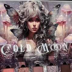 Ensley Reign Cosmetics on Instagram: "The full reveal of our Cold Moon Palette! 🌌🧚🏼‍♀️🌕 Step into a realm of luxury and ethereal beauty with our newly revamped Cold Moon Eyeshadow Palette. This palette is the final chapter in a series that celebrates the mystical cycles of the moon which includes our Flower Moon, Strawberry Moon and Harvest Moon. Each shade crafted to resonate with the magical energy of a winter fairy. Palette Features: • 21 Cool-Toned Masterpieces: Elevating our previous Cold Moon Palette, this version intensifies the magical allure with an expanded range of cool tones. It encompasses muted pinks and mauves, subtle neutrals, elegant taupes, and mystical silvers and grays. Each shade is an ode to the serene yet powerful presence of December’s full moon. • Diverse Text Moon Eyeshadow, Indie Makeup Brands, Sparkly Eyeshadow, Strawberry Moon, The Final Chapter, Flower Moon