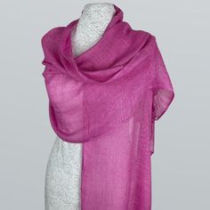 Simple but elegant shawl scarf for your wedding party or evening dress. Made of soft viscose ( polyester) . Color: raspberry Fuchs ( other colors are available ) Size : 200 cm x 50 cm You can use it as a wrap, shawl or stola. WE have matching bags in our Etsy Shop! WE accept credit cards!