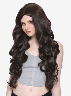 Epic Cosplay, Wavy Wig, Blow Dryer, Heat Styling Products, Hot Topic, Dark Brown, Black And Brown, Bangs, Wigs