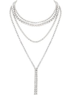 PRICES MAY VARY. SILVER LAYERED RHINESTONE FAKE DIAMOND CHOKER NECKLACE : This silver rhinstone crystal choker is ideal for any occasion, including parties, proms, fashion shows, nightclubs, and anniversaries. And it can add an excellent fashion touch to your dress on any festival, such as Mother's Day, Valentine's Day, Christmas Day, New Year's Day, or others. MATERIALS: Meticulously crafted from high-quality rhinestone and zinc alloy SIZE AND LENGTH: The silver rhinestone choker length is 10.4 Diamond Choker Necklace, Fake Diamond, Jewelry Gothic, Rhinestone Choker Necklace, Gothic Vintage, Bling Necklace, Crystal Choker Necklace, Diamond Choker, Rhinestone Choker