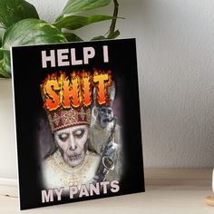 Professionally printed on firm, textured mat boards perfect for desks and shelves. Supplied with 3M velcro dots to easily affix to walls. Available in standard sizes. Nihil make boom boom Ghost Meme, The Band Ghost, Ur Gay, Ghost Memes, Concert Ideas, Ghost Art, Papa Emeritus, Ghost Papa, Ghost Band