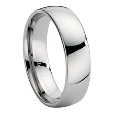 Polished Domed Tungsten Wedding Band -8mm Cheap Diamond Rings, Wedding Bands For Him, Mens Wedding Bands Tungsten, Tungsten Wedding Band, Tungsten Rings, Titanium Wedding Rings, Tuxedo Wedding, Tungsten Wedding Bands, Ring Ideas