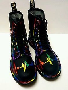 Rainbow Boots, Pride Equality, Dr Martens Pascal, Doc Martens Outfit, Doc Martens Boots, Boots Woman, Christian Fashion, Christian Louboutin Women