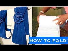 how to fold a towel on the toilet