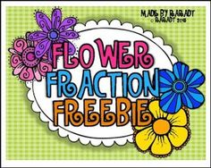 the flower fraction freebie logo