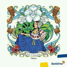 an image of a woman with flowers on her head and the words banismo written in spanish