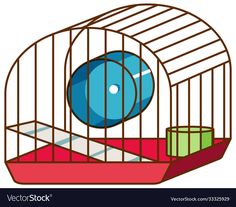 a bird in a cage on a white background