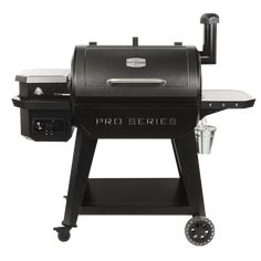 a bbq grill with the words pro series on it