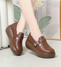 Upper Material: PUHeel Height: 6CMPlatform Height: 3.5cmUpper Height: 5.5cmColor: Khaki, Black Tube Top Dress, Hooded Dress, Spring Summer Dress, Leather Wedges, Womens Shoes Wedges, Linen Women, Linen Clothes, Wedge Shoes, Bottoms Pants