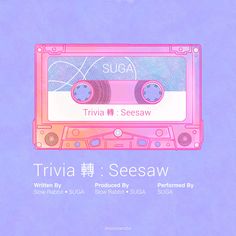 a pink cassetter with the words trivia sessaw on it and an image of