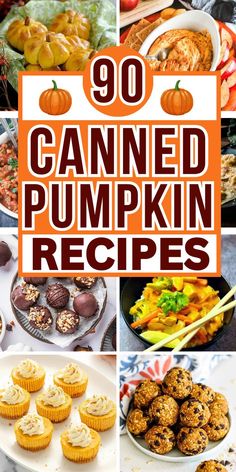 Easy ways to use canned pumpkin to make pumpkin desserts like cookies, bread, and muffins, plus healthy snacks, and fall dinner recipes. Pumpkin Recipes Easy Healthy, Healthy Things To Make, Canned Pumpkin Recipes Easy, Easy Canned Pumpkin Recipes, Leftover Canned Pumpkin, Fall Pumpkin Recipes, Puree Recipes, Canned Pumpkin Recipes, Pumpkin Puree Recipes