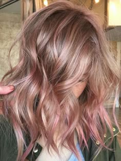 Contrasting Highlights, Ribbon Highlights, Pink Hair Highlights, Hair Change, Lighter Hair, Latest Hair Trends