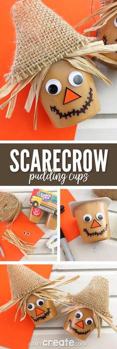 this scarecrow craft is so cute and easy to make