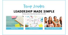 the front page of a leader made simple website