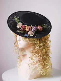 Handling time>> Priority is given to delivery after payment 💯Payments Via PayPal® or Credit Card 🌈 Guarantee>> We have a a risk-free 90-day guarantee 🎯Shipping takes different depending on location 99.6% Reviewers Buy 2 or more! Elegant, inspired by Belle Époque, small brimmed boater hat. Straw vintage hat trimmed with draped over with Burned Orange Tulle and trimmed with Silk Flower Garland. Amazingly light, easy to wear.constructed with respect for millinery tradition and with contemporary wearer in mind. Great for Mr. Selfridge, Downton Abbey or even Gatsby-inspired theme parties, as well as for any serious theater production. For my original sample I used vintage hat I acquired from the legendary NYC Odds showroom as the base. Cleaned, stripped from the traces of old grosgrain and g Silk Flower Garland, Mr Selfridge, Flower Forest, Historical Hats, French Hat, Straw Boater Hat, Flat Hat, Straw Boater, Forest Style