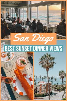 the best sunset dinner views in san diego