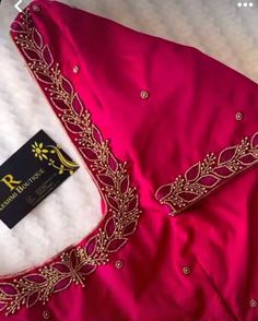 New Trendy Aari Work Blouse Designs, Minimal Aari Work Blouse, Blouse Hand Work Designs Simple, Fancy Aari Work Blouse Designs, Simple Ariwork Blouse, Aari Work Blouse Wedding Simple, Simple Aari Blouse Designs, Aari Work Blouse Simple, Simple Embroidery Designs Blouse