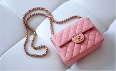 Girly Stuff Girl Pinterest, Outfit Essentials, Mode Chanel, Xoxo Gossip, Quilted Wallet, Girly Bags, Quality Handbags, Pink Purse, Cute Purses